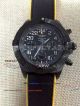 Perfect Replica Breitling Super Avenger Black Steel Watch Black & Red Gummy Strap (3)_th.jpg